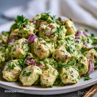 Chicken Avocado Salad for 4 Servings