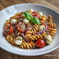 Cherry Tomato Pasta Salad with Mozzarella