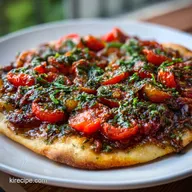 Chimichurri Pizza Sauce Sweet Tomatoes Recipe