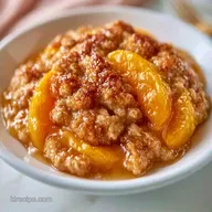 Peach Crisp Topping with Oats