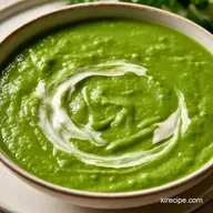 Creamy Pea Soup with Frozen Peas