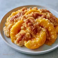 Peach Fruit Crisp with Fresh Peaches