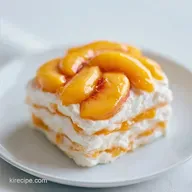 Fresh Peach Icebox Cake for 12 Servings