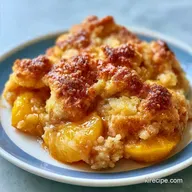 Frozen Peach Cobbler Recipe for 8 Servings