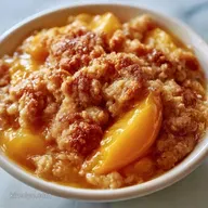 Peach Crisp with Frozen Peaches