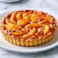 Frozen Peach Pie Recipe with Tapioca