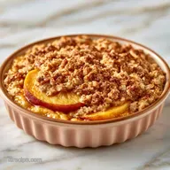 Easy Fresh Peach Crisp
