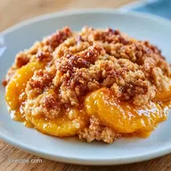 Lemon Juice Peach Crisp for 8 Servings