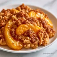 Easy Almond Flour Peach Crisp