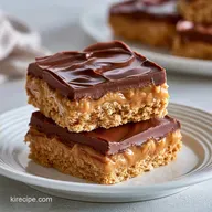 No Bake Peanut Butter Bars with Graham Crackers