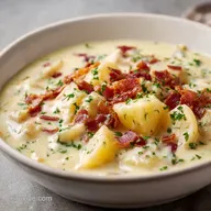 Paula Deens Crockpot Potato Soup for 8 Servings