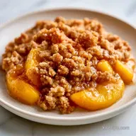 Peach Crumble for 8 Servings