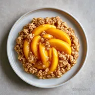 Peach Streusel Topping Recipe: Golden