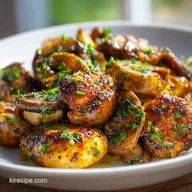 Portobello Mushroom Chicken: Smothered