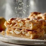 Apple Slab Pie with Puff Pastry in 45 Minutes