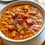 Red Bean Lentil Soup in 40 Minutes