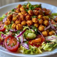 Roasted Chickpea Salad in 35 Minutes