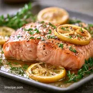 Roasted Lemon Herb Salmon: Silky and Bright