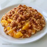Simple Peach Crisp Recipe for 6 Servings