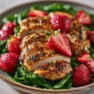 Strawberry Chicken Salad for 4 Servings