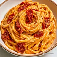 One-Pot Sun-Dried Tomato Fettuccine