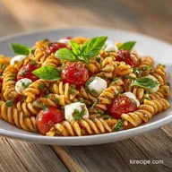 Tomato Mozzarella Pasta Salad in 22 Min