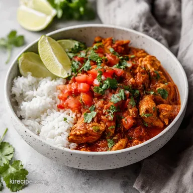 2 Ingredient Slow Cooker Salsa Chicken for 6 Servings