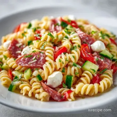 20 Minute Pasta Salad with Italian for 12
