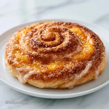 20 Minute Peach Bake with Cinnamon for 6 Recipe Card