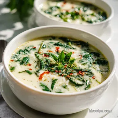 Arborio Spinach Rice Soup Recipe in 35 Minutes Recipe Card
