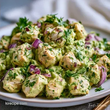 Chicken Avocado Salad for 4 Servings