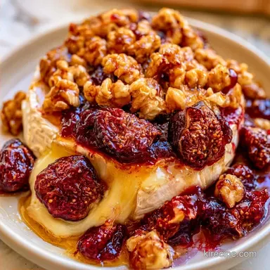 Brie and Fig Jam with Walnuts