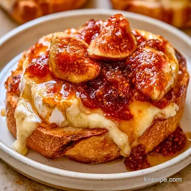 Brie Fig Crostini in 20 Minutes Recipe Card