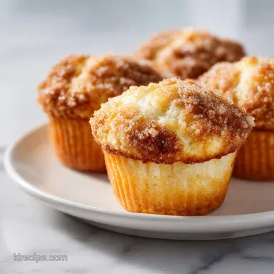Coffee Cake Muffins in 35 Minutes for 12 Muffins Recipe Card