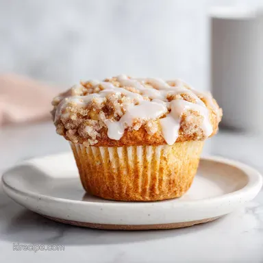 Coffee Cake Muffins in 35 Minutes for 12 Muffins