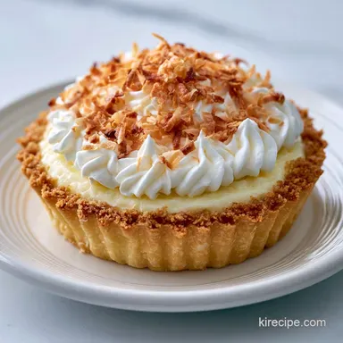Barefoot Contessa Coconut Cream Pie for 8 Recipe Card
