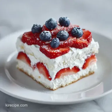 Berry Icebox Cake with Cream Cheese Recipe Card