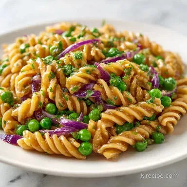 Bright Lemon Pasta Salad for 12 Servings Recipe Card