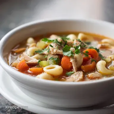 Carrabba's Chicken Soup Recipe for 7 Servings Recipe Card