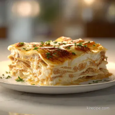 Chicken Alfredo Lasagna Recipe: Creamy Recipe Card