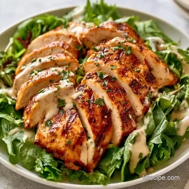 Chicken Garden Salad With Ranch: 35 Min