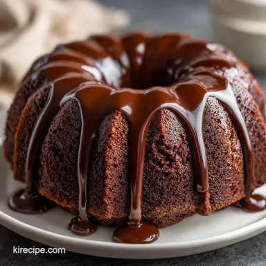 Chocolate Cream Cheese Pound Cake for 14 Servings