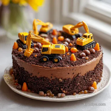 Construction Upsherin Cake: Party-Ready Recipe Card