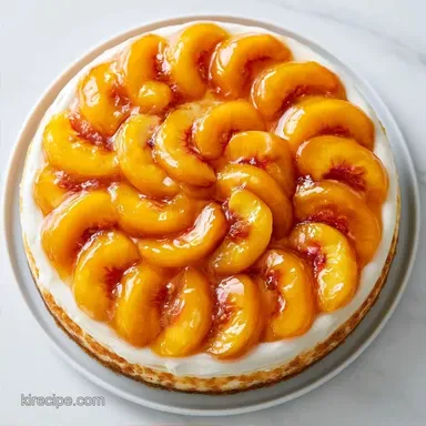 Cream Cheese Peach Cobbler for 8 Servings