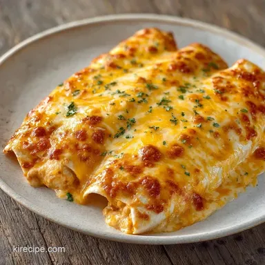 Creamy Chicken Enchiladas in 35 Minutes Recipe Card