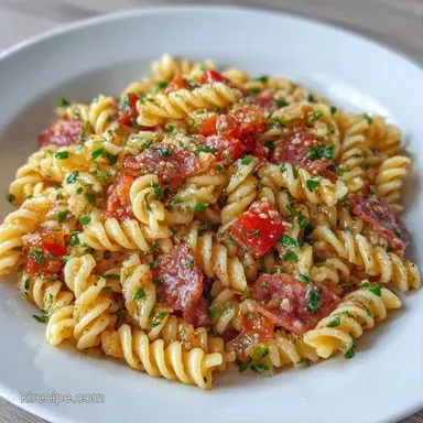 Creamy Italian Pasta Salad in 25 Minutes Recipe Card