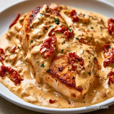 30-Minute Sun Dried Tomato Chicken Recipe Card