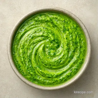 Vegan Basil Sauce in 5 Minutes Recipe Card