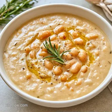 Creamy White Bean Soup in 40 Minutes Recipe Card
