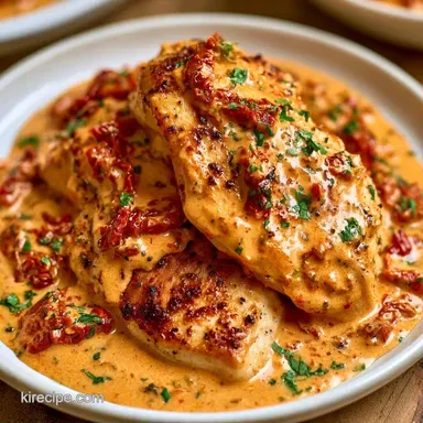 Dried Tomato Chicken in 30 Minutes Recipe Card